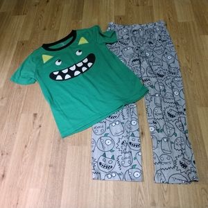 Carter's size 10 monster pajamas